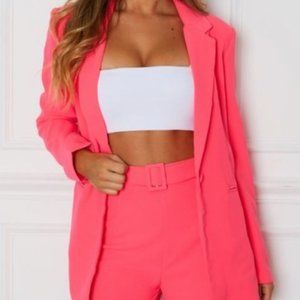 White Fox Boutique Pink Blazer - Size Small